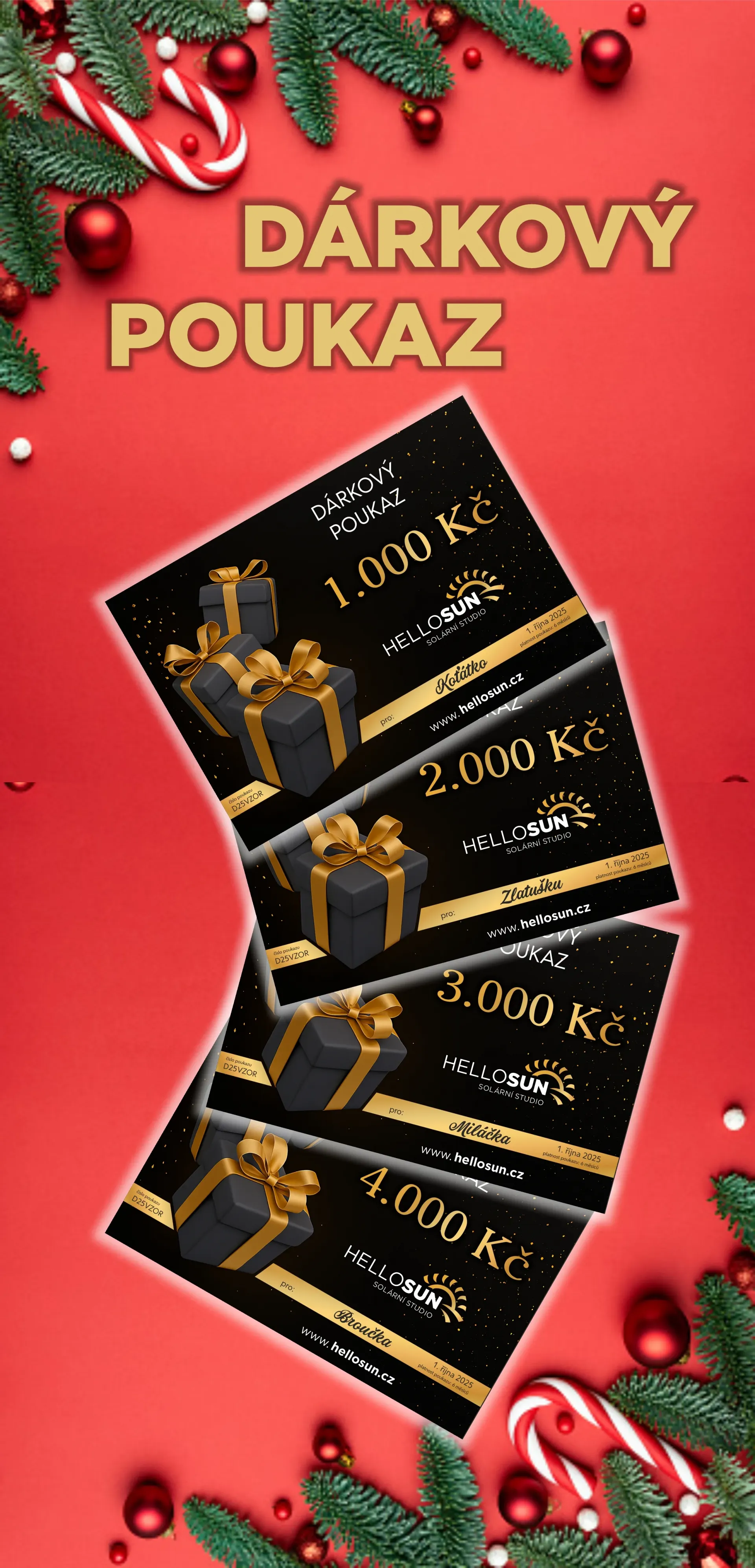 DÁRKOVÝ POUKAZ - skvělý dárek