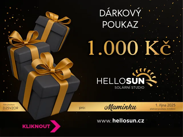 DÁRKOVÝ POUKAZ - skvělý dárek